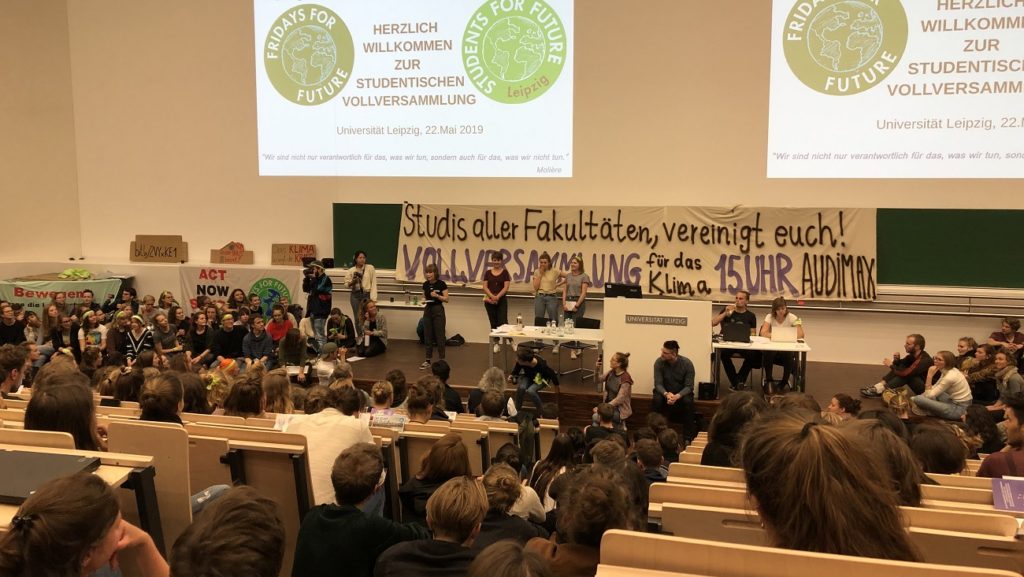 Am 22. Mai fand die erste studentische Vollversammlung an der universität Leipzig seit sieben Jahren statt.