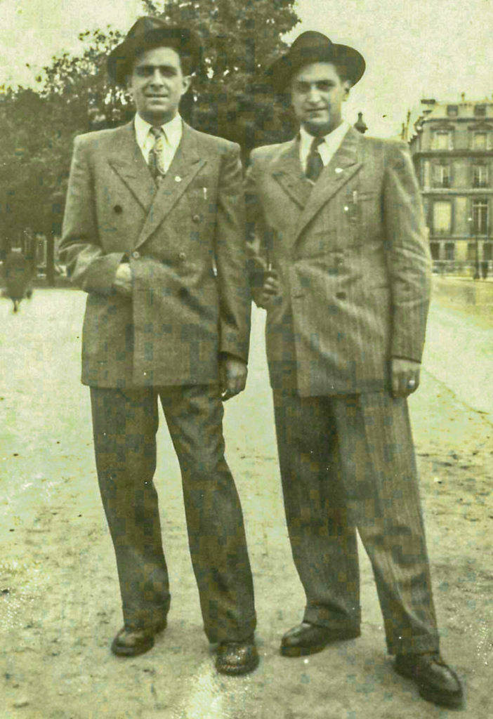 Joachim und Herbert 1946 in Paris