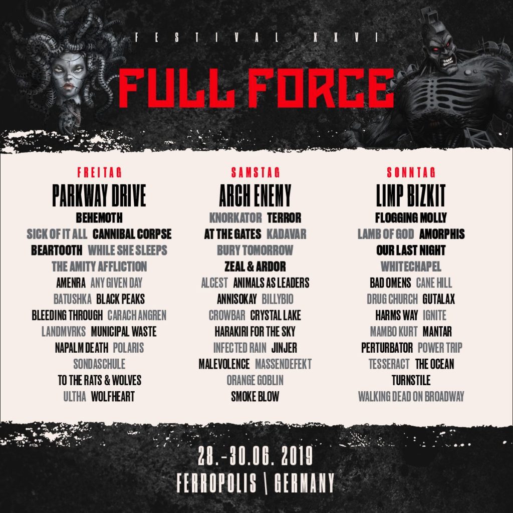 Das Full Force 2019 Programm